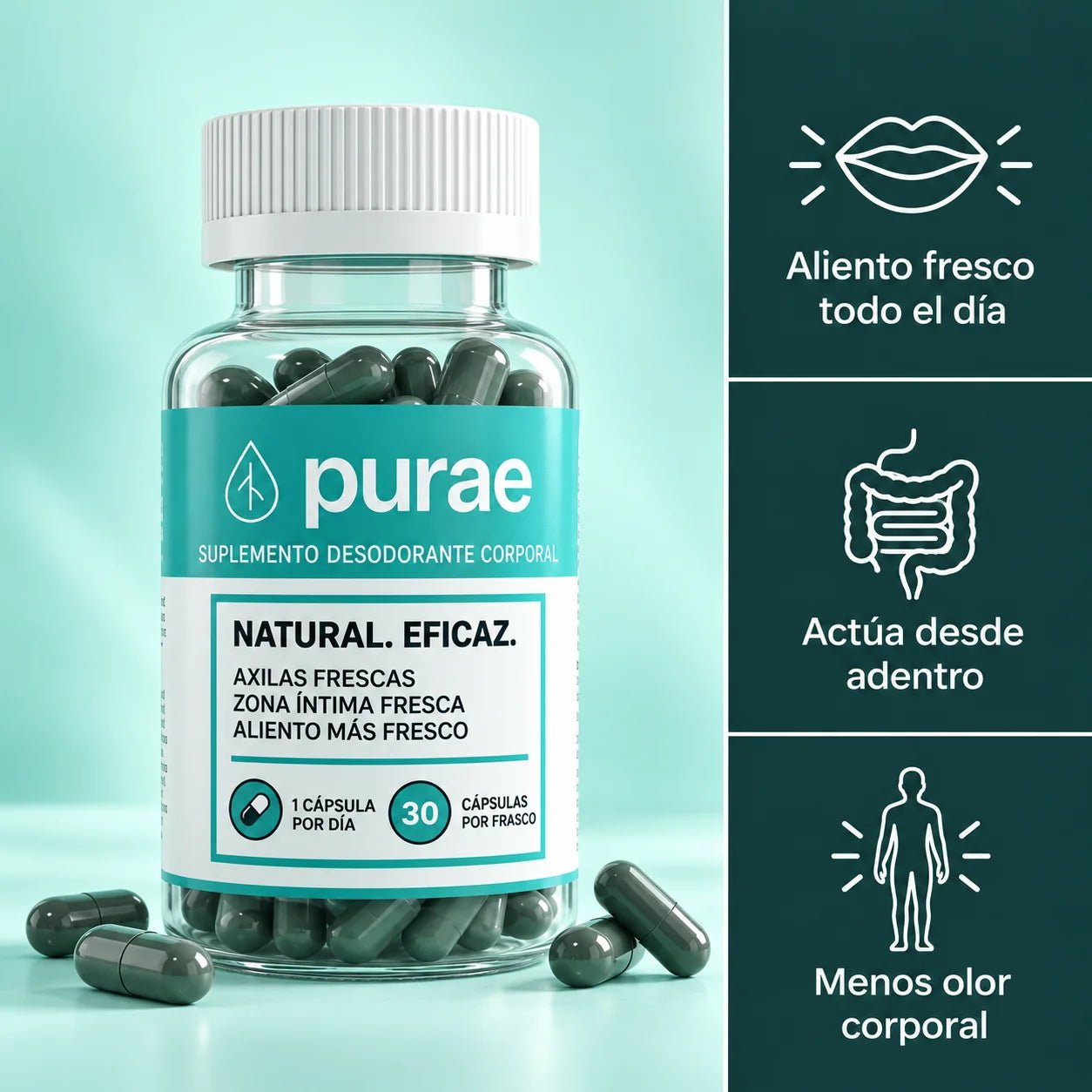 Purae® Elimina el mal aliento regulando el sistema digestivo - Purae
